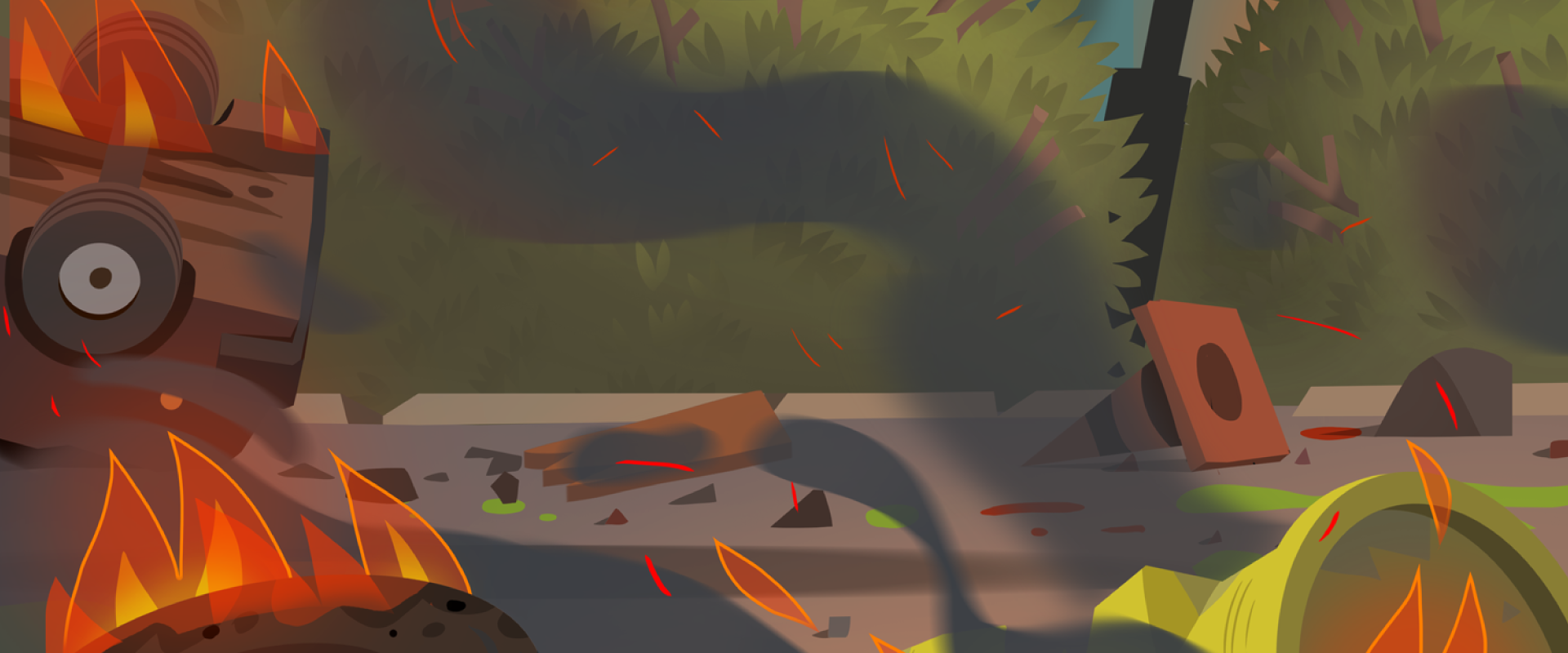 Zombie Road Background